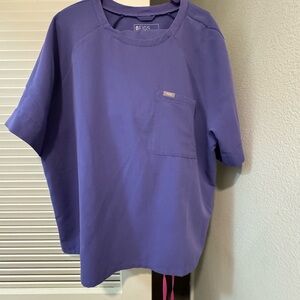 Figs Women Purple Complete Scrub Set Size XXL